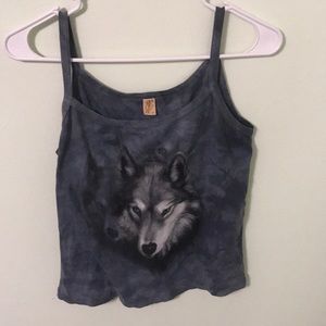 Wolf Cropped Tank